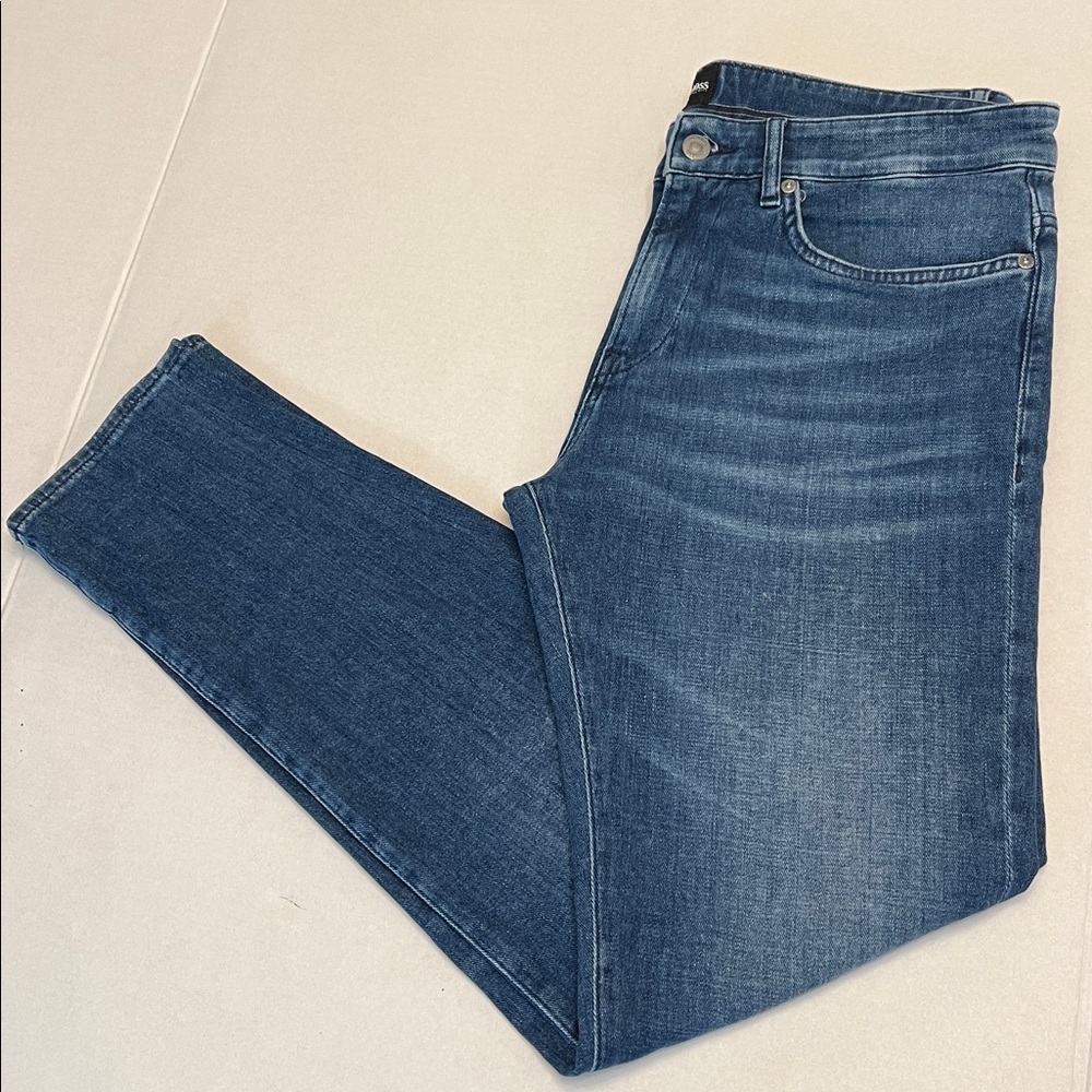 HUGO BOSS MENS  CANDIANI DENIM SKINNY JEANS FINEST ITALIAN STRETCH SIZE 32x31
